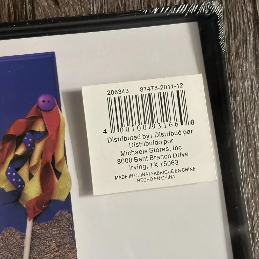 Journeys Black Craft Frame Arts Crafts Kids Memories 5x7 Photo NWT
